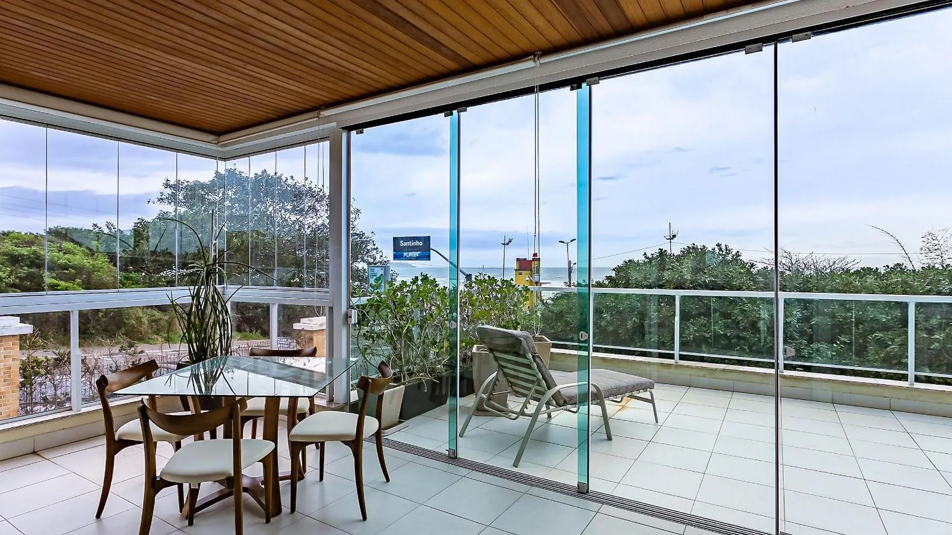 Apartment Vista Mar | Sacada Ampla Com Churrasqueira #Csa01D Florianopolis Brazil